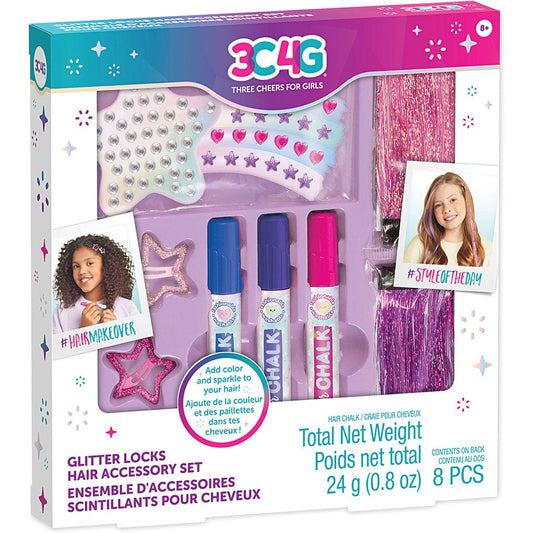 Imagination Land Glitter Locks Hair Accessory Set