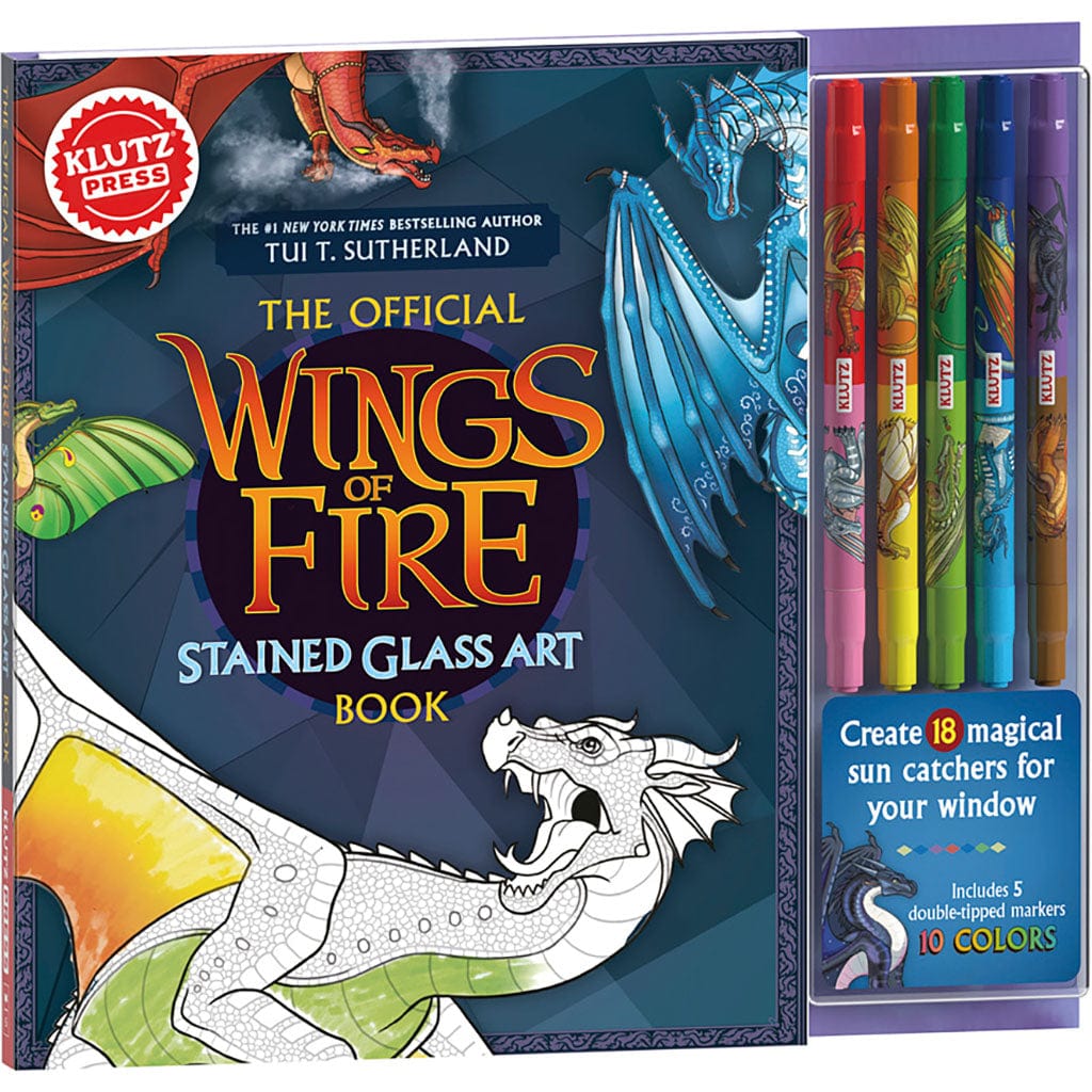 KLUTZ The Official Wings of Fire Stained Glass Art Book